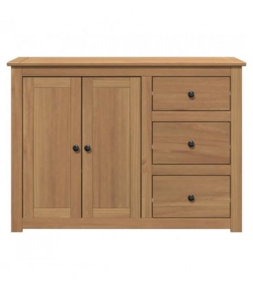 vidaXL Sideboard with Drawers PANAMA 112x40x80 cm Solid Wood Pine