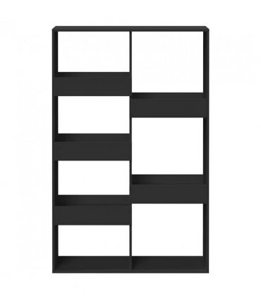 vidaXL Bookcase Black 100x33x155.5 cm Engineered Wood