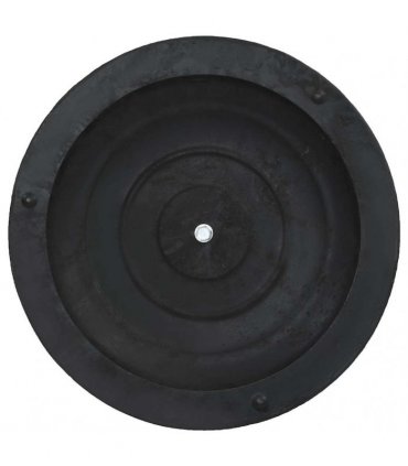 vidaXL Parasol Base Round Polyresin 10 kg Black