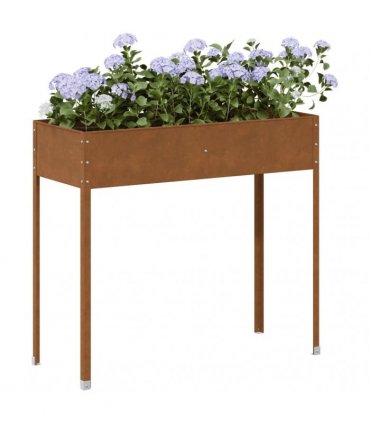 vidaXL Garden Planter 100.5x40.5x90 cm Weathering Steel