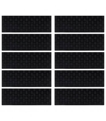 vidaXL Stair Treads 10 pcs 25x75 cm Rubber