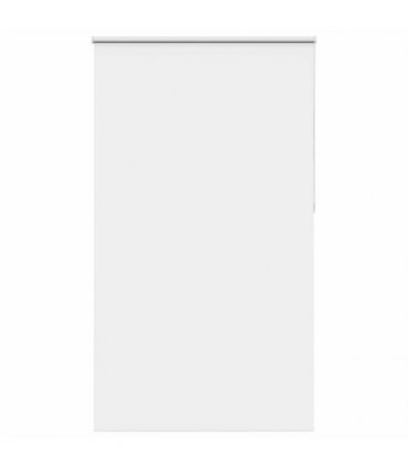 vidaXL Roller Blind Blackout White 130x230 cm Fabric Width 126.6 cm Polyester