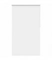 vidaXL Roller Blind Blackout White 130x230 cm Fabric Width 126.6 cm Polyester