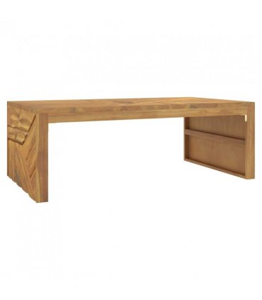 vidaXL Coffee Table 110x60x38 cm Solid Wood Teak