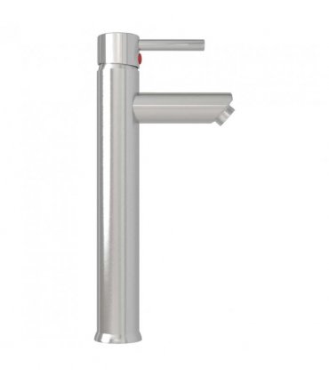 vidaXL Bathroom Sink with Tap and Push Drain Brown Tempered Glass