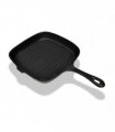 vidaXL Grill Pan Cast Iron 24x23 cm