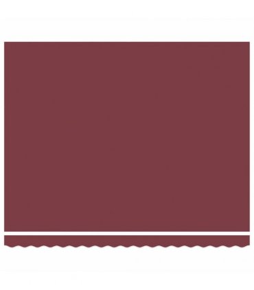 vidaXL Manual Retractable Awning Burgundy 400x300 cm