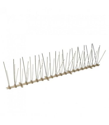 vidaXL 5-row Plastic Bird & Pigeon Spikes Set of 6 3 m