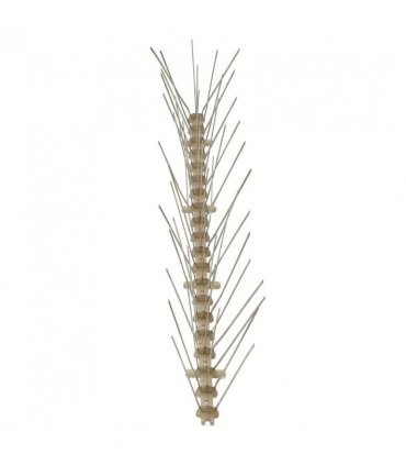 vidaXL 5-row Plastic Bird & Pigeon Spikes Set of 6 3 m