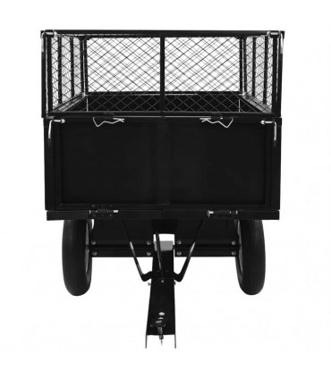 vidaXL Tipping Trailer for Lawn Mower 300 kg Load