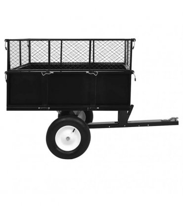 vidaXL Tipping Trailer for Lawn Mower 300 kg Load
