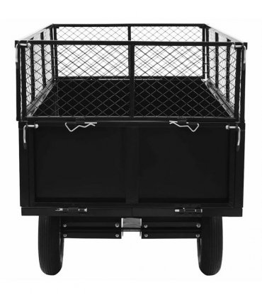 vidaXL Tipping Trailer for Lawn Mower 300 kg Load