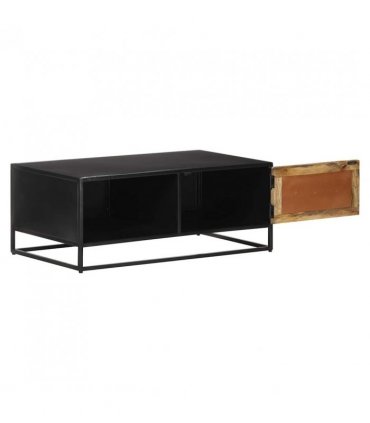 vidaXL Coffee Table 90x50x35 cm Rough Mango Wood