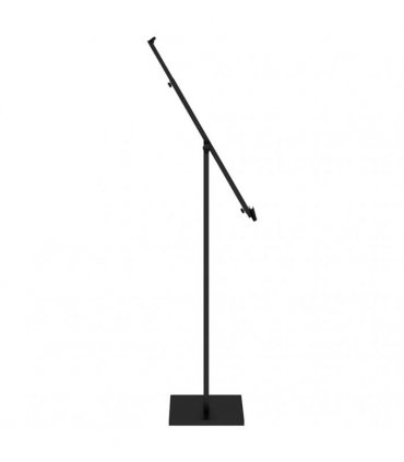 vidaXL Trade Show Displays 2 pcs Black 26.5 x 26.5 x 150 cm Steel