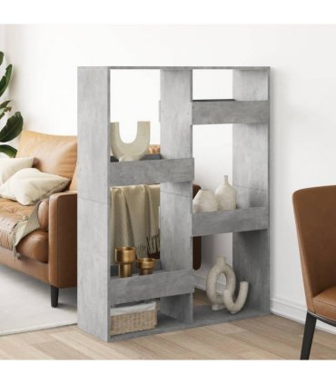 vidaXL Room Divider Concrete Grey 100x33x135 cm Engineered Wood