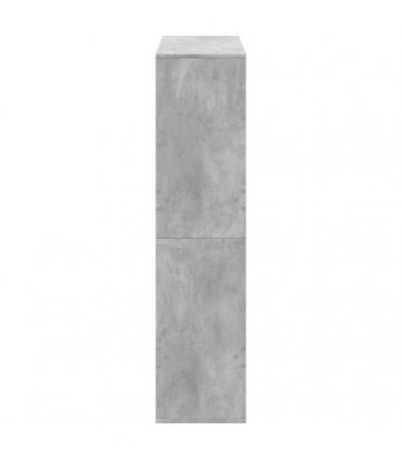 vidaXL Room Divider Concrete Grey 100x33x135 cm Engineered Wood