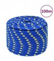 vidaXL Boat Rope Blue 14 mm 100 m Polypropylene