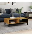 vidaXL Coffee Table FLAM 100x50x32.5 cm Solid Wood Pine