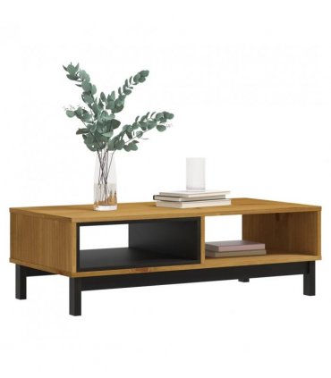 vidaXL Coffee Table FLAM 100x50x32.5 cm Solid Wood Pine