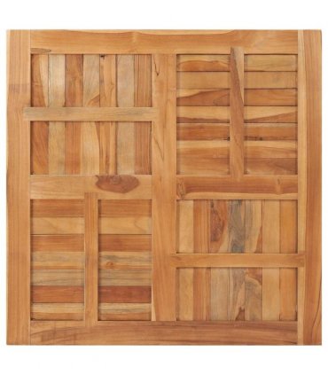 vidaXL Table Top | Natural Teak | Solid Teak Wood | 90x90 cm | Durable