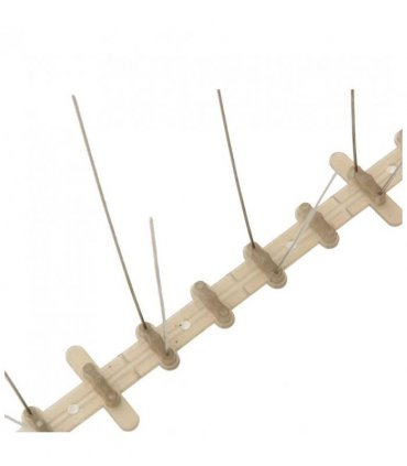 vidaXL 2-row Plastic Bird & Pigeon Spikes Set of 20 10 m