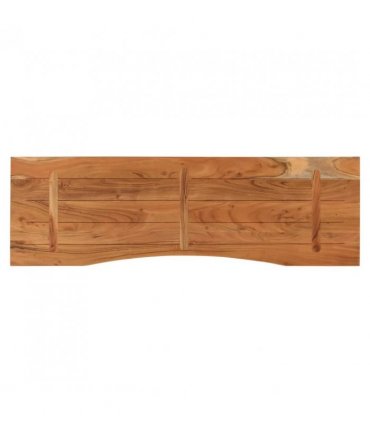 vidaXL Desk Top 140x50x2.5 cm Rectangular Solid Wood Acacia