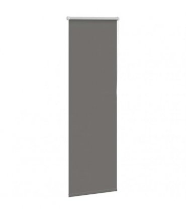 vidaXL Roller Blind Blackout Grey 60x150 cm Fabric Width 55.7 cm Polyester