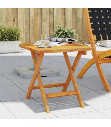 vidaXL Garden Side Table 40x40x40 cm Solid Wood Acacia