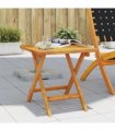 vidaXL Garden Side Table 40x40x40 cm Solid Wood Acacia