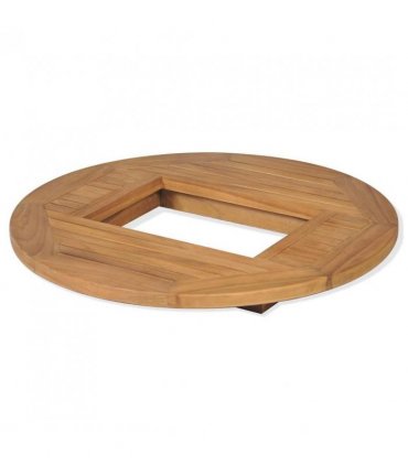 vidaXL Beer Crate Tabletop Teak 70 cm
