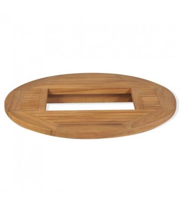 vidaXL Beer Crate Tabletop Teak 70 cm