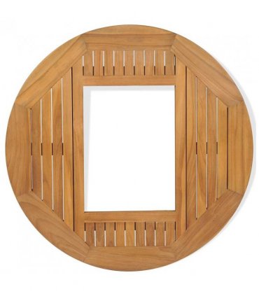 vidaXL Beer Crate Tabletop Teak 70 cm