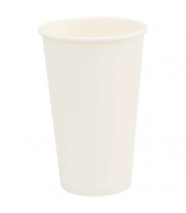 vidaXL Paper Coffee Cups with Lids 1000 pcs 16oz 400ml