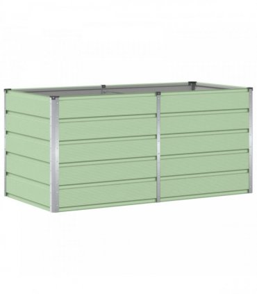 vidaXL Planter Green 160 x 80 x 75 cm Steel