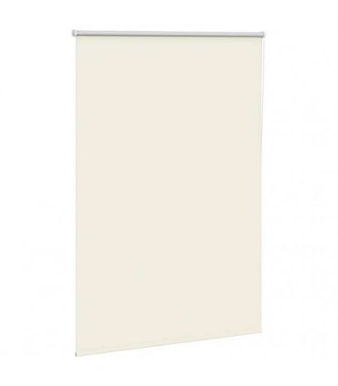 vidaXL Roller Blind Blackout Off White 110x150 cm Fabric Width 105.7 cm Polyester