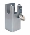 vidaXL Hitch Lock Silver 11x11x23.5 cm Steel