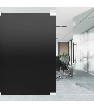 vidaXL Window Films 5 pcs Static Frosted Black PVC