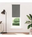 vidaXL Roller Blind Blackout Grey 80x230 cm Fabric Width 75.7 cm Polyester