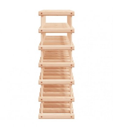 vidaXL Wine Rack for 42 Bottles 68.5x23x68.5 cm Solid Wood Pine