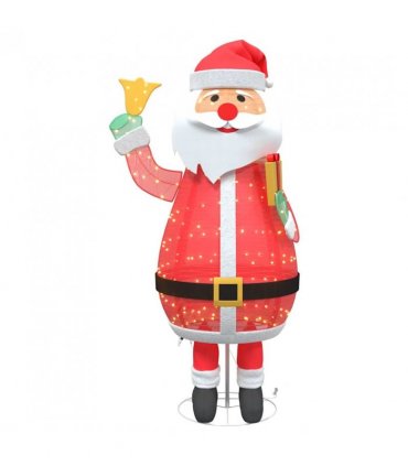 vidaXL Christmas Santa Claus Warm White 100 x 180 cm Fabric
