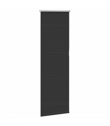 vidaXL Roller Blind Blackout Black 60x175 cm Fabric Width 55.7 cm Polyester