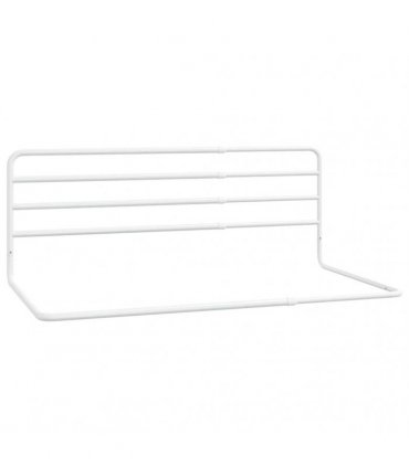 vidaXL Toddler Safety Bed Rail White (76-137)x55 cm Iron