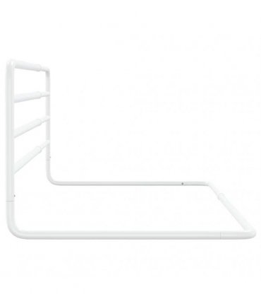 vidaXL Toddler Safety Bed Rail White (76-137)x55 cm Iron