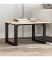 vidaXL Coffee Table Legs O-Frame 50x40x38 cm Steel