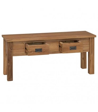 vidaXL Hall Bench Solid Teak 90x30x40 cm
