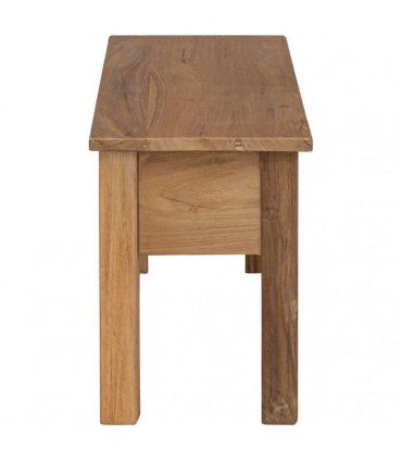 vidaXL Hall Bench Solid Teak 90x30x40 cm