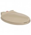 vidaXL Soft-Close Toilet Seat Quick Release Beige Oval
