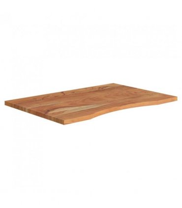 vidaXL Desk Top 80x60x2.5 cm Rectangular Solid Wood Acacia