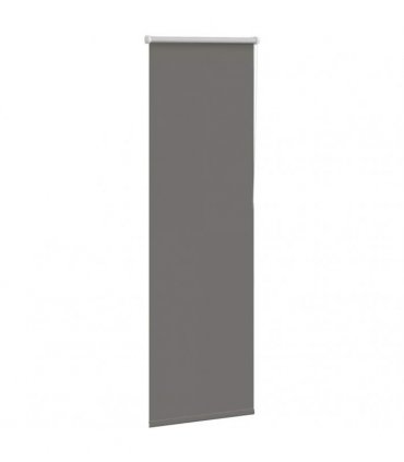 vidaXL Roller Blind Blackout Grey 45x175 cm Fabric Width 40.7 cm Polyester
