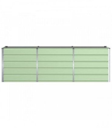vidaXL Planter Green 240 x 80 x 75 cm Steel